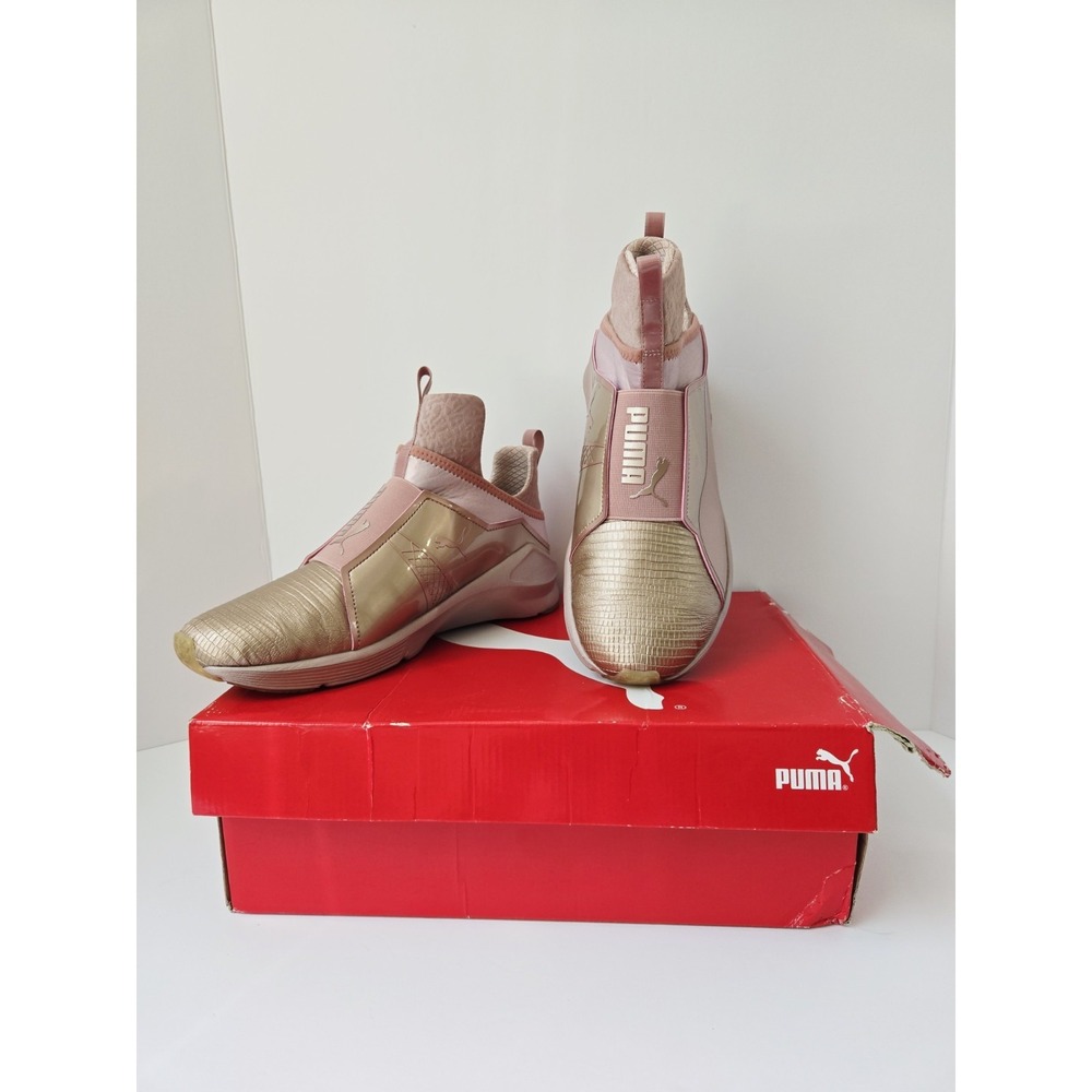 Puma Womens Shoes Fierce Metallic Rose Gold sz 10 189865 02